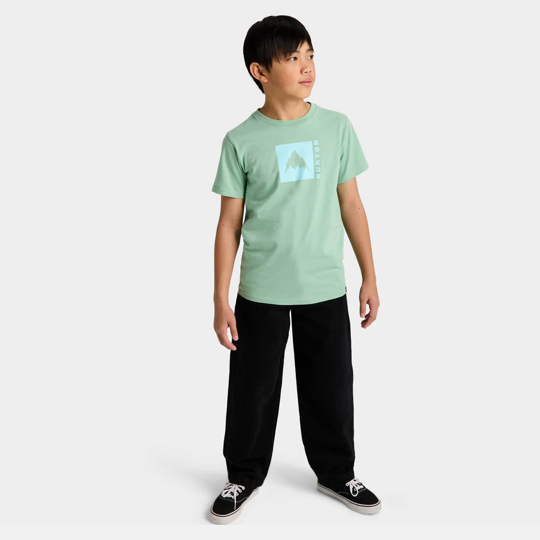BURTON Kids' Classic Mountain High Tee - Soft Sage - Image 5