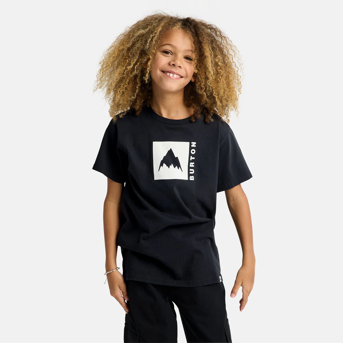 BURTON Kids' Classic Mountain High Tee - True Black - Image 2