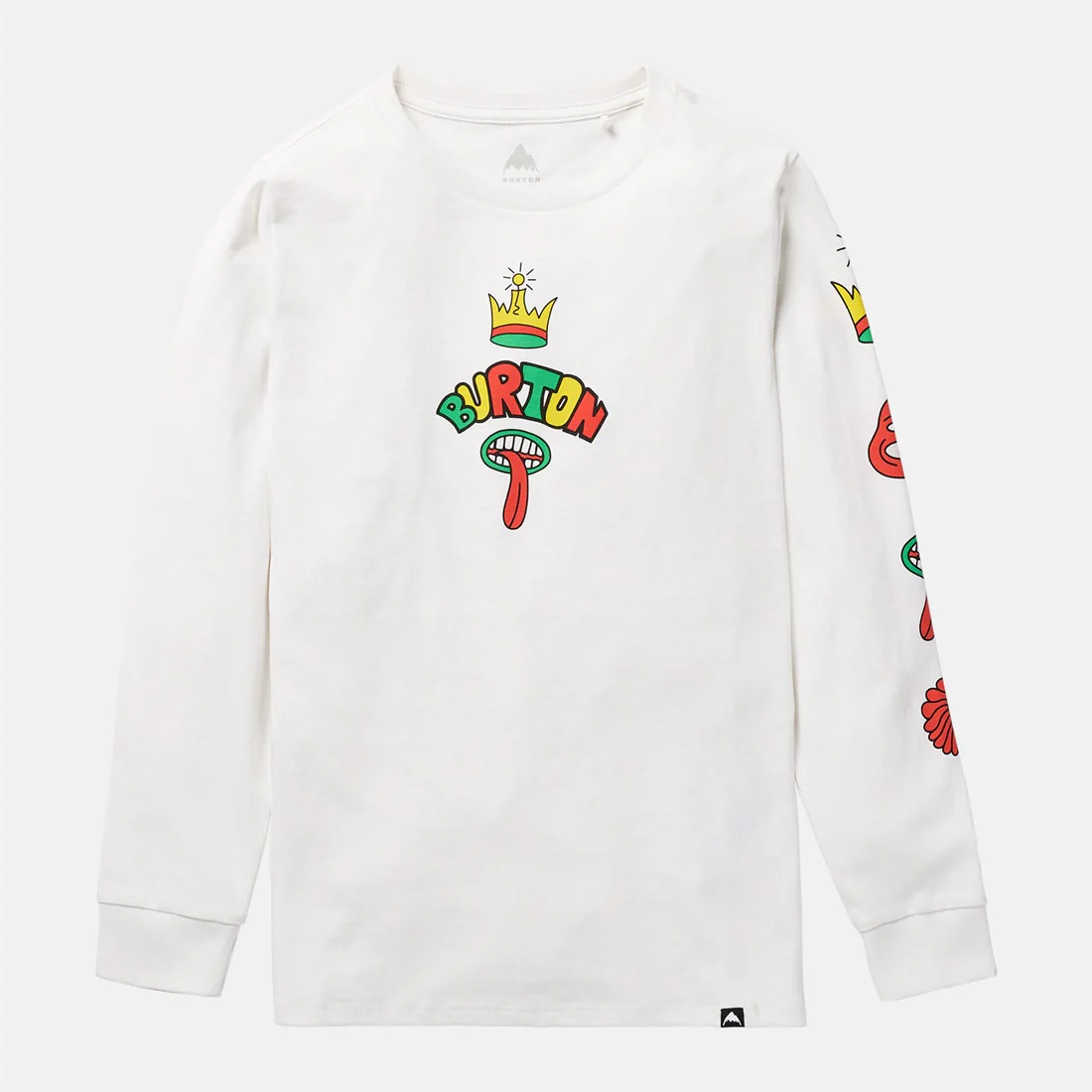 BURTON Kids' Counterbalance 26 Long Sleeve Tee - Stout White
