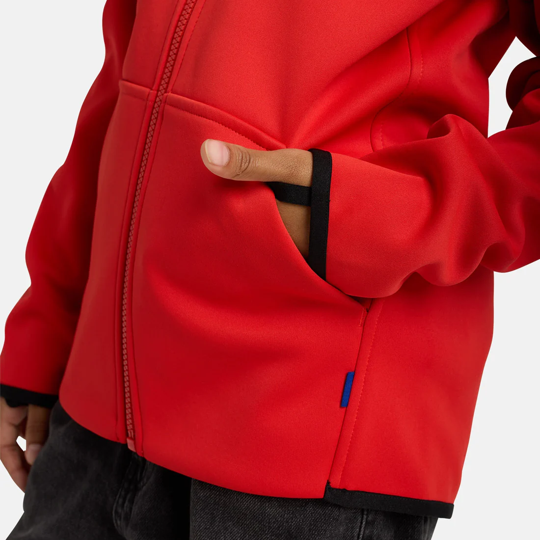 BURTON Kids' Crown Weatherproof Full Zip Hood - Flame Scarlet - Image 3