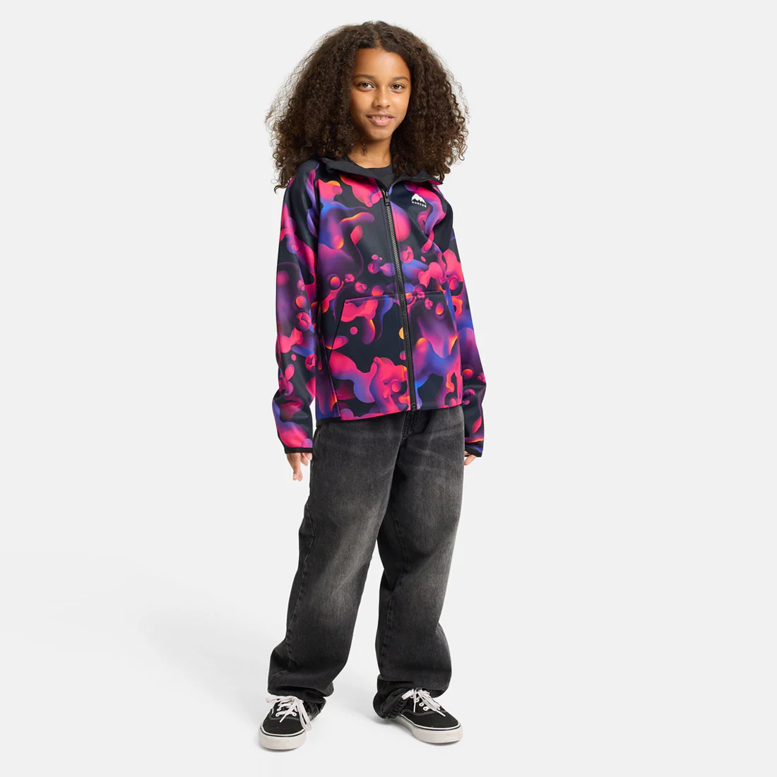 BURTON Kids' Crown Weatherproof Full Zip Hood - Lava Lamp - Image 4