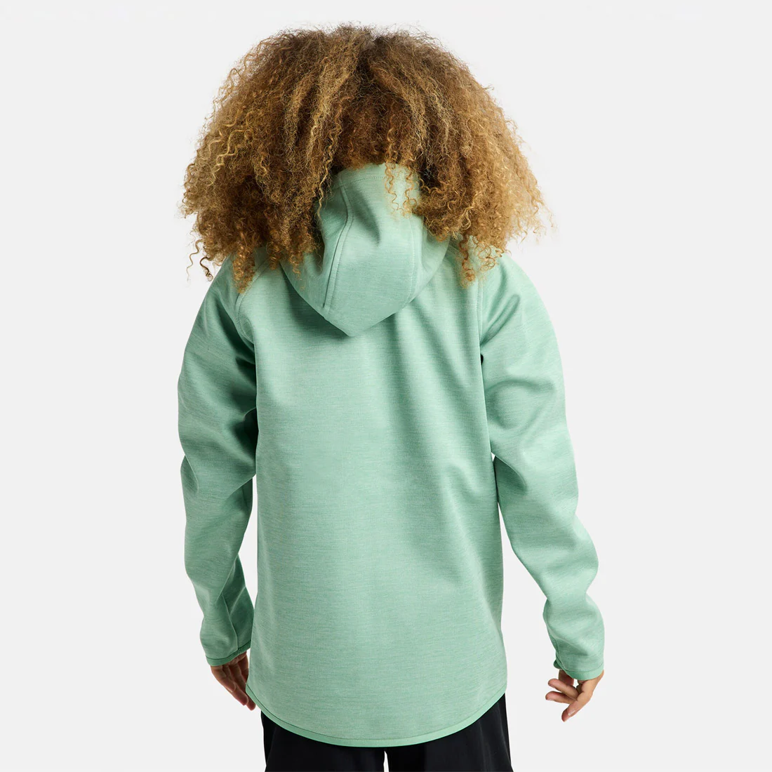 BURTON Kids' Crown Weatherproof Full Zip Hood - Soft Sage Heather - Image 5