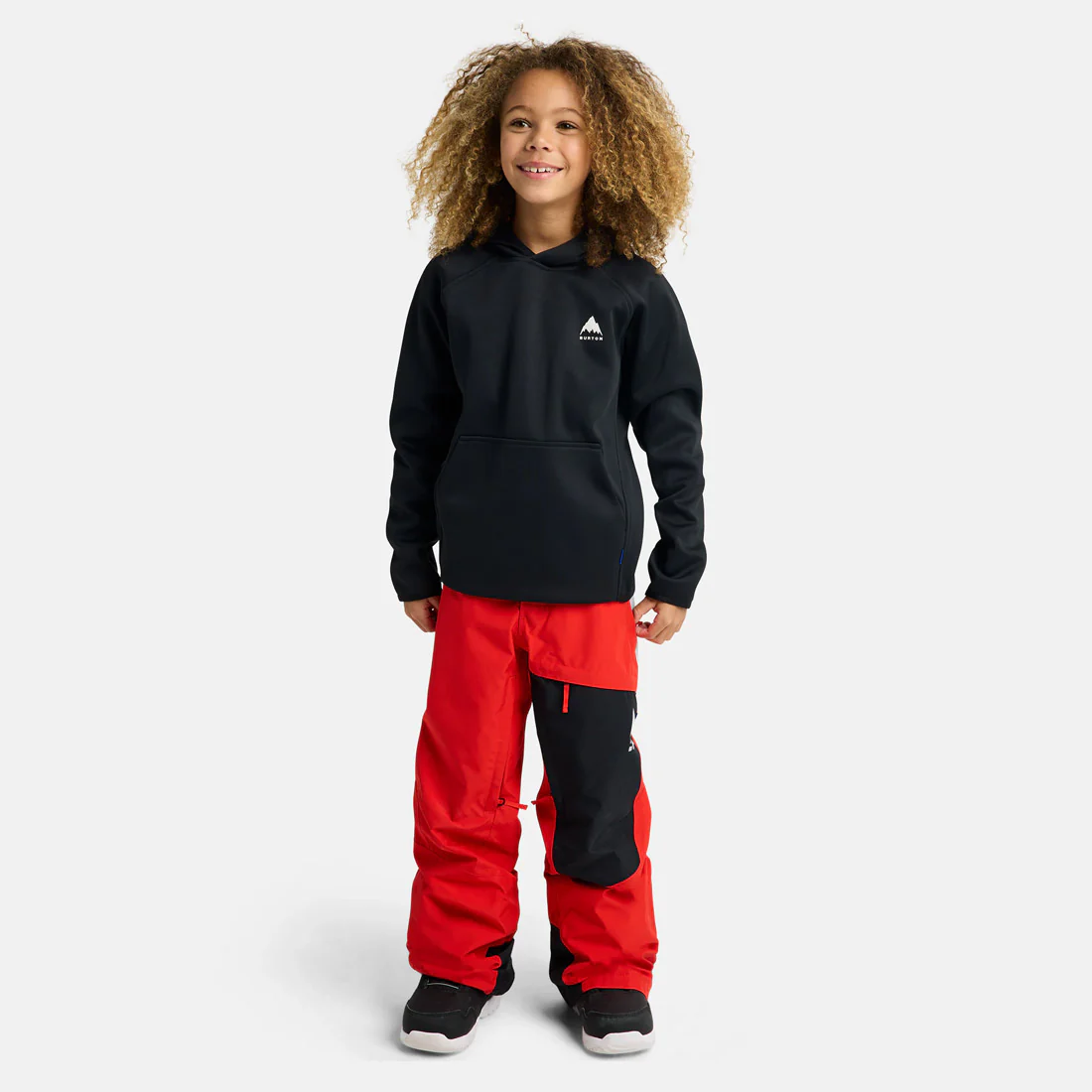 BURTON Kids' Crown Weatherproof Pullover Hood 2026 - True Black - Image 4