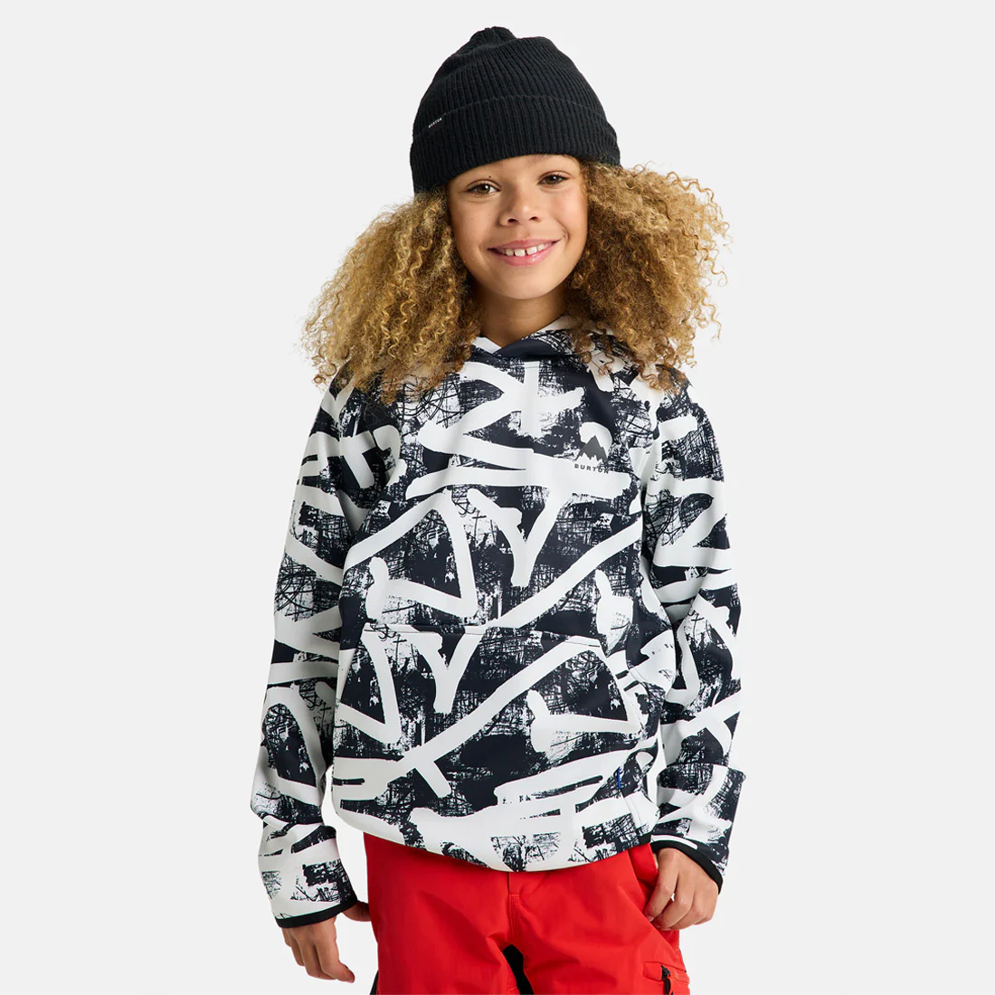 BURTON Kids' Crown Weatherproof Pullover Hood - City Streets - Image 2