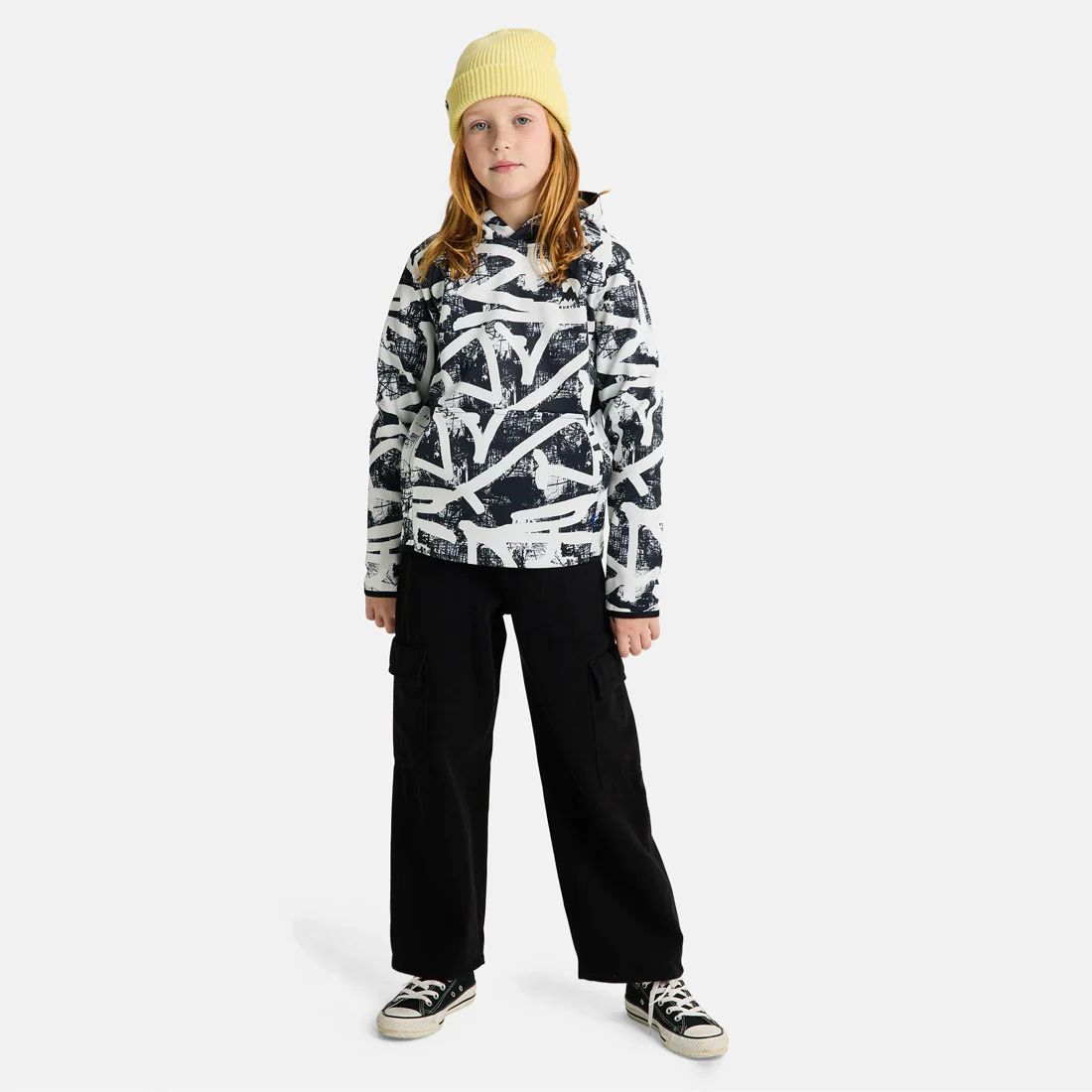 BURTON Kids' Crown Weatherproof Pullover Hood - City Streets - Image 5