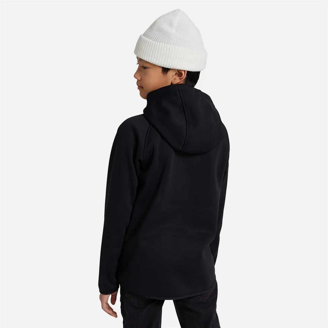 BURTON Kids' Crown Weatherproof Pullover Hood - True Black - Image 4