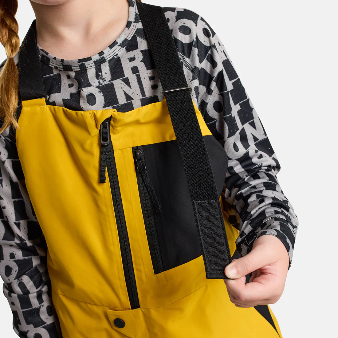 BURTON Kids' Gore-Tex 2L Powline Bib Pant 2025 - Goldenrod/True Black - Image 5