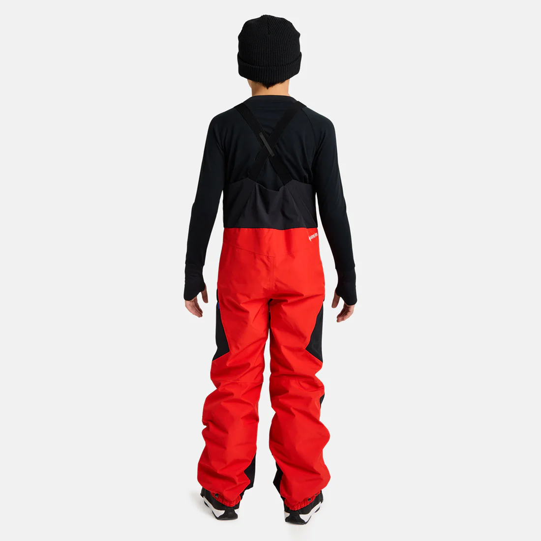 BURTON Kids' Gore-Tex 2L Powline Bib Pant 2026 - Flame Scarlet/True Black - Image 2