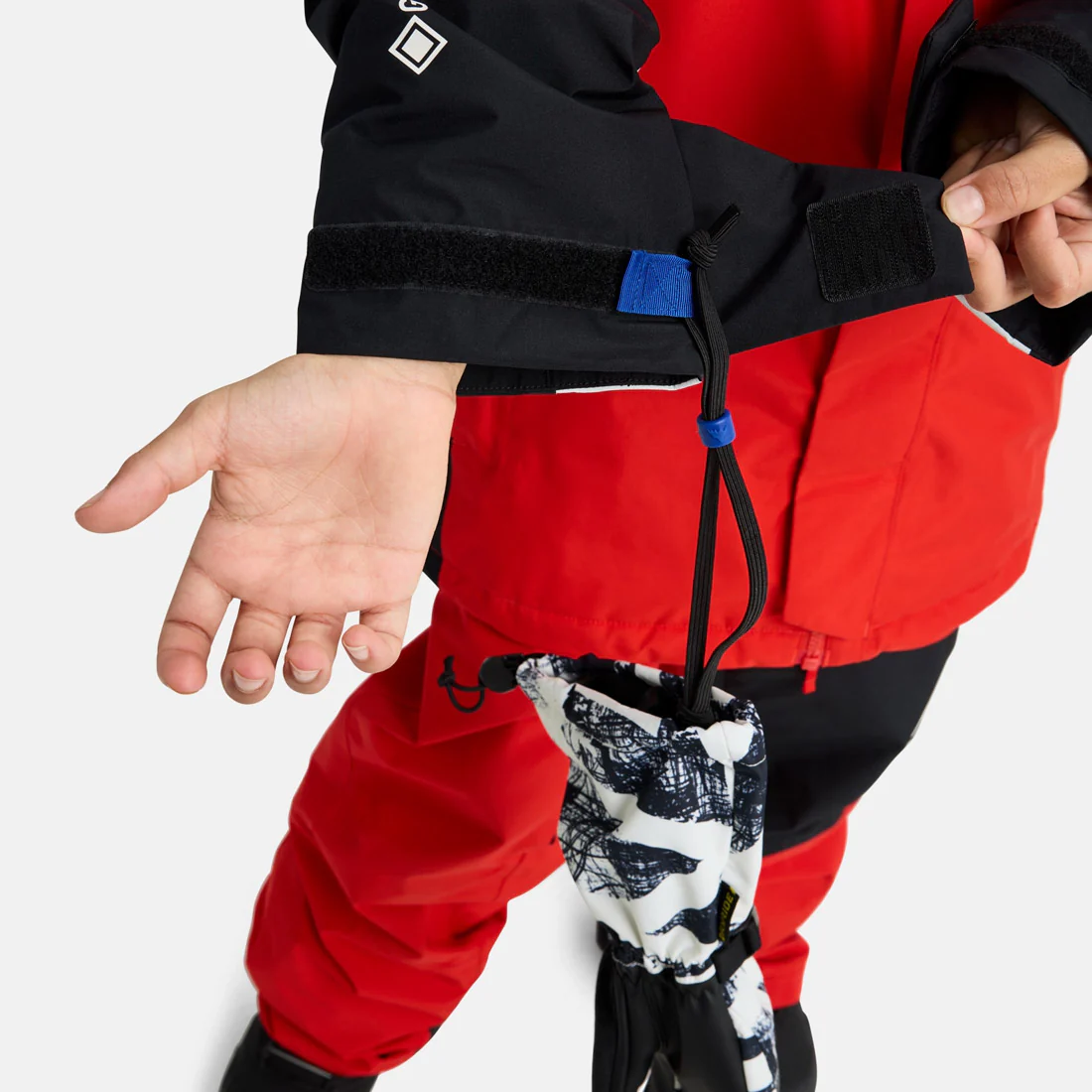 BURTON Kids' Gore-Tex 2L Powline Jacket 2026 - Flame Scarlet/True Black - Image 3