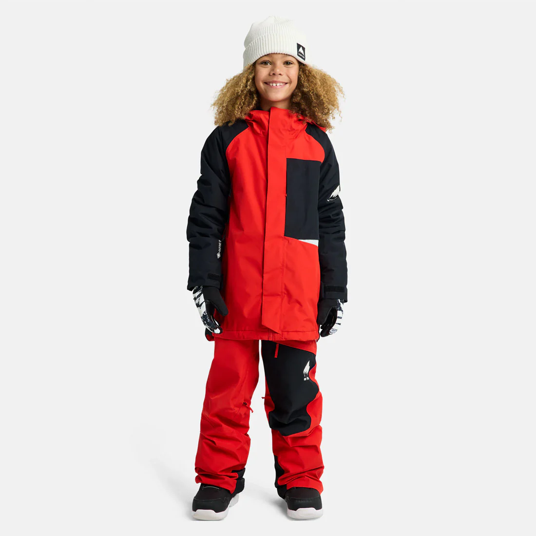 BURTON Kids' Gore-Tex 2L Powline Jacket 2026 - Flame Scarlet/True Black - Image 7