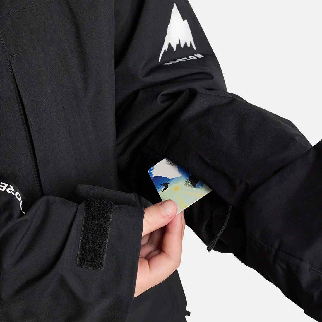 BURTON Kids' Gore-Tex 2L Powline Jacket 2026 - True Black - Image 4