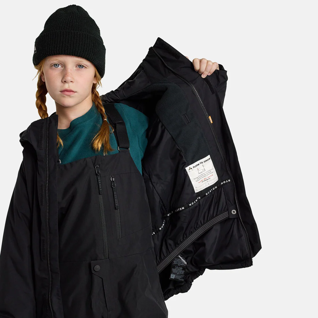 BURTON Kids' Gore-Tex 2L Powline Jacket 2026 - True Black - Image 7