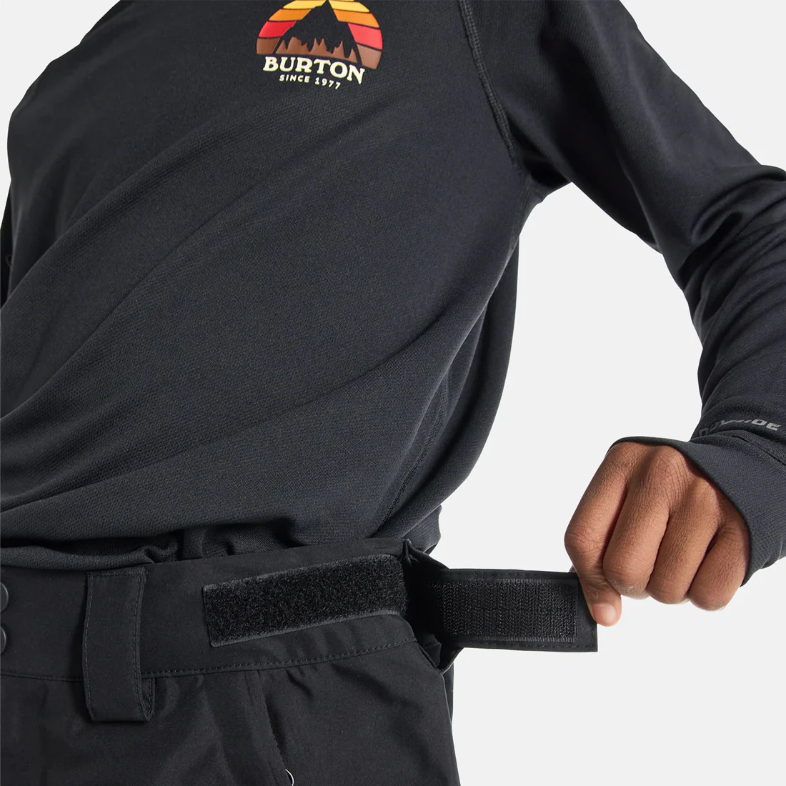 BURTON Kids' Gore-Tex 2L Shell Pant 2026 - True Black - Image 3