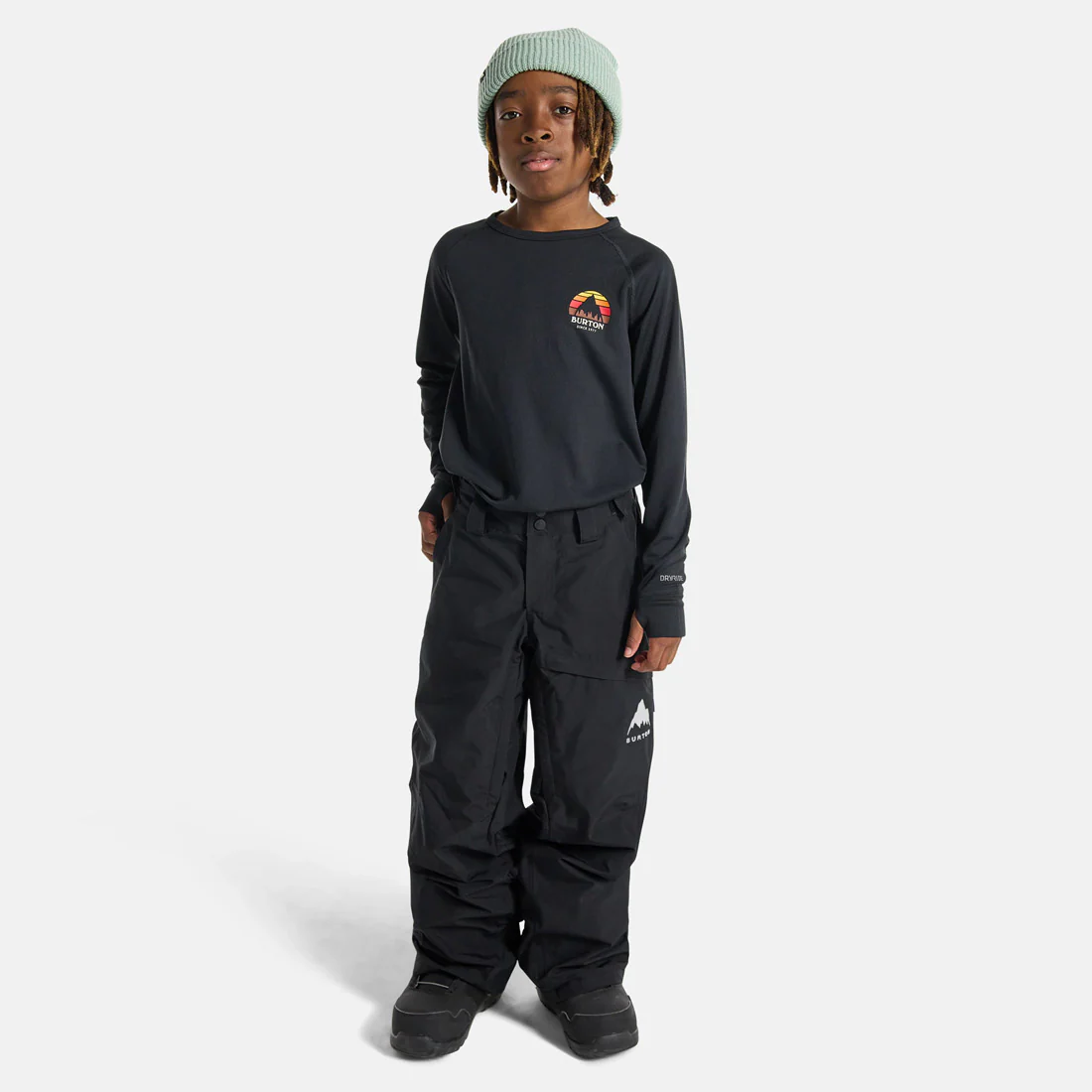 BURTON Kids' Gore-Tex 2L Shell Pant 2026 - True Black - Image 7