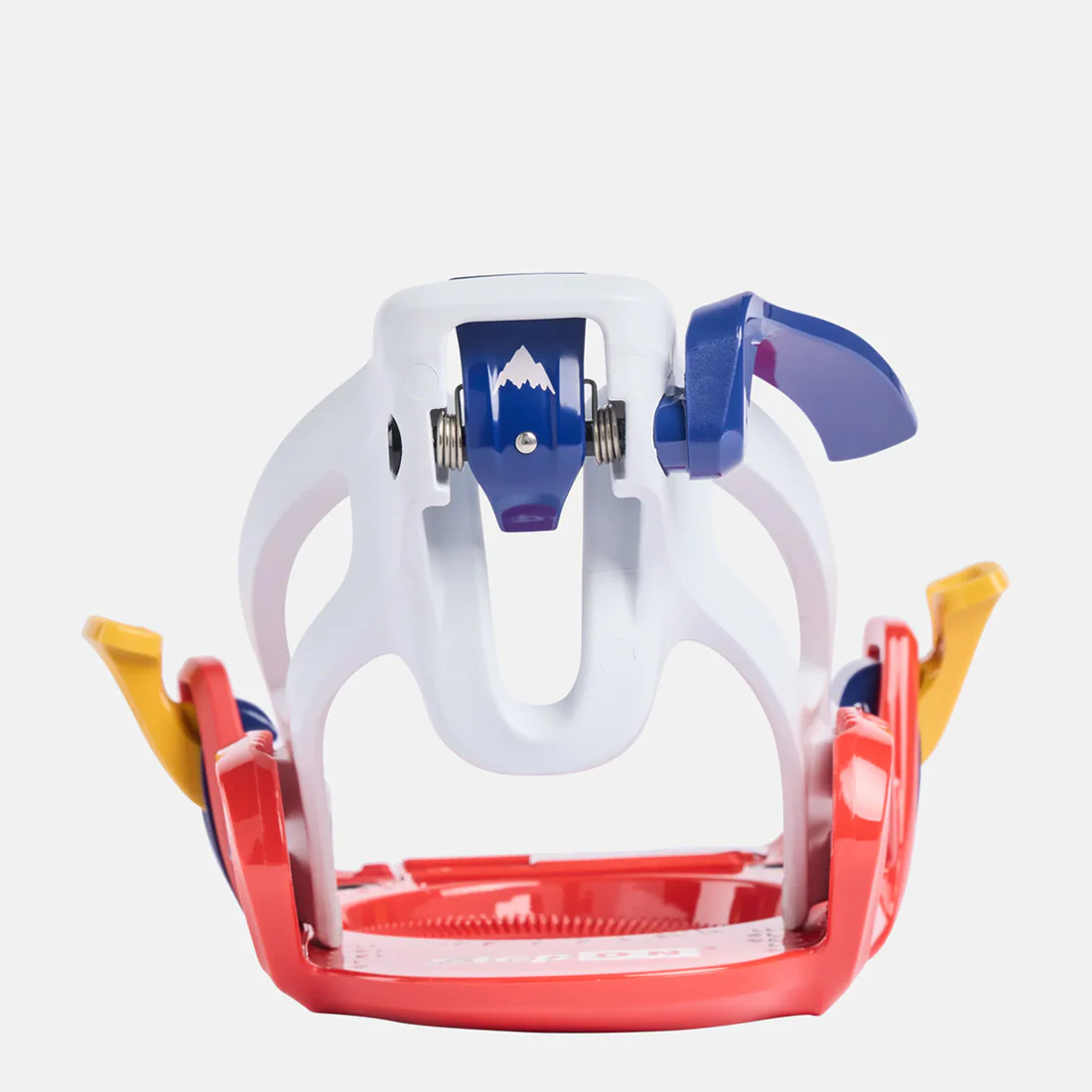 BURTON Kids' Grom Step On Bindings 2026 - White/Multi - Image 3