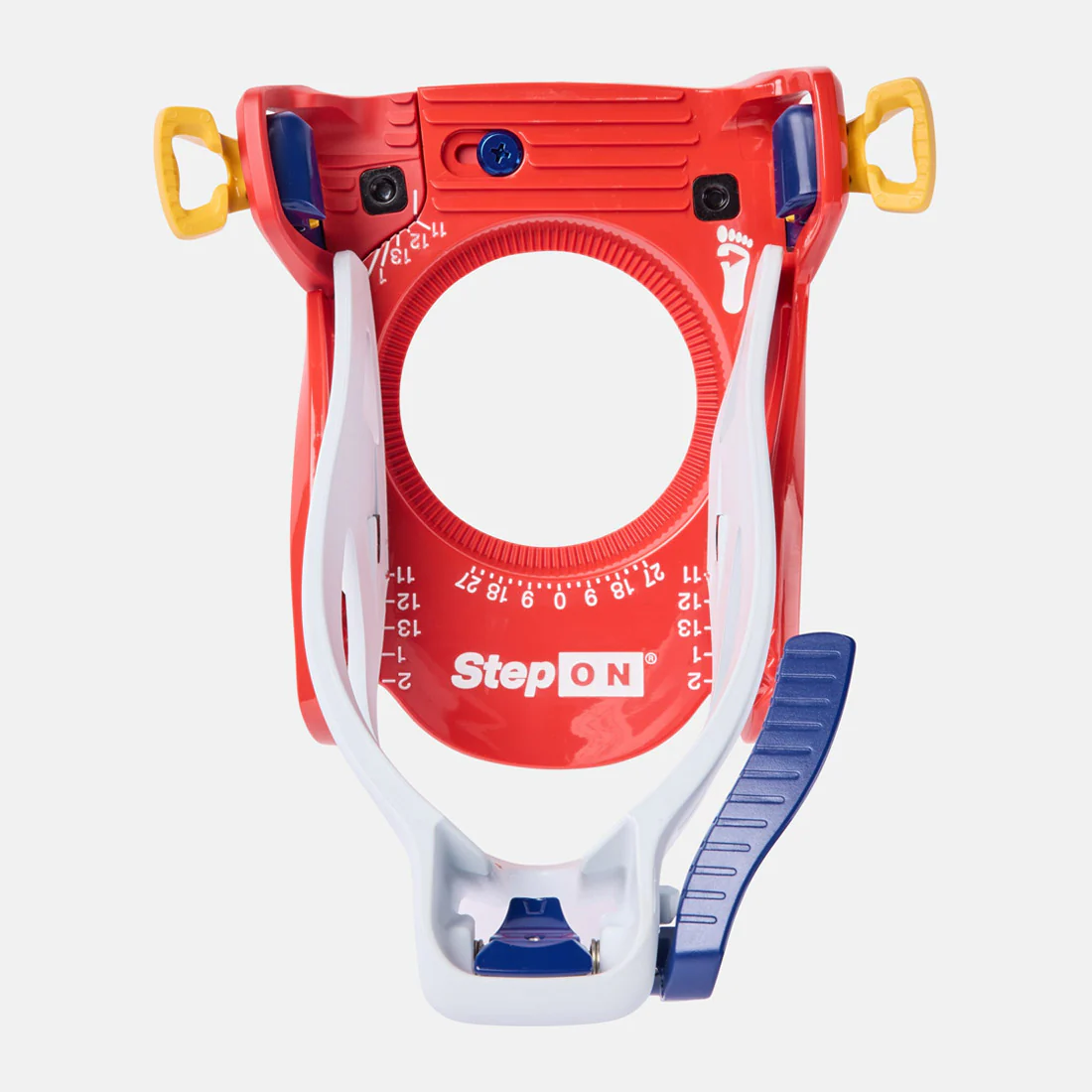 BURTON Kids' Grom Step On Bindings 2026 - White/Multi - Image 4