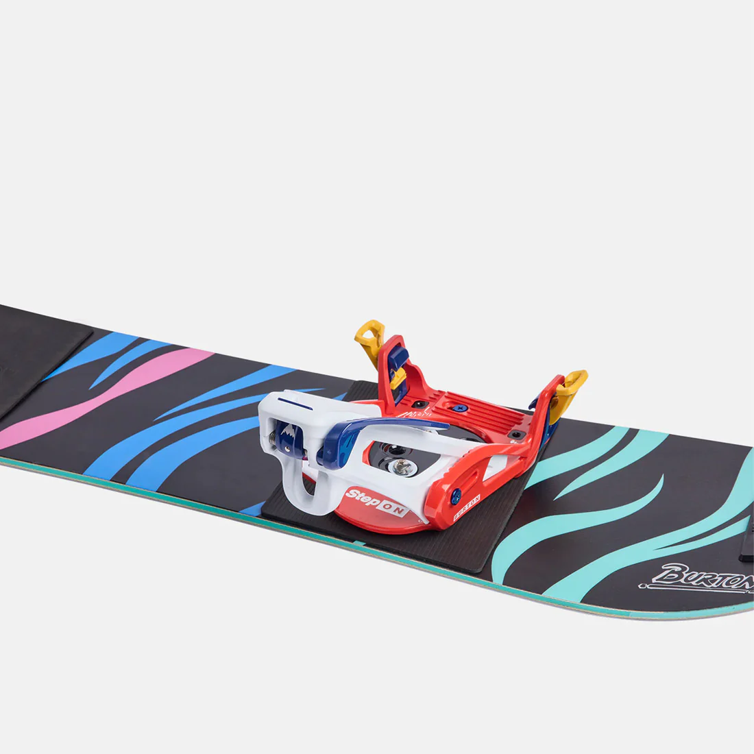 BURTON Kids' Grom Step On Bindings 2026 - White/Multi - Image 6