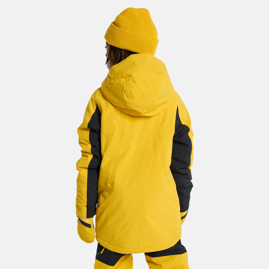 BURTON Kids' Hillslope Jacket 2026 - Goldenrod/True Black - Image 2