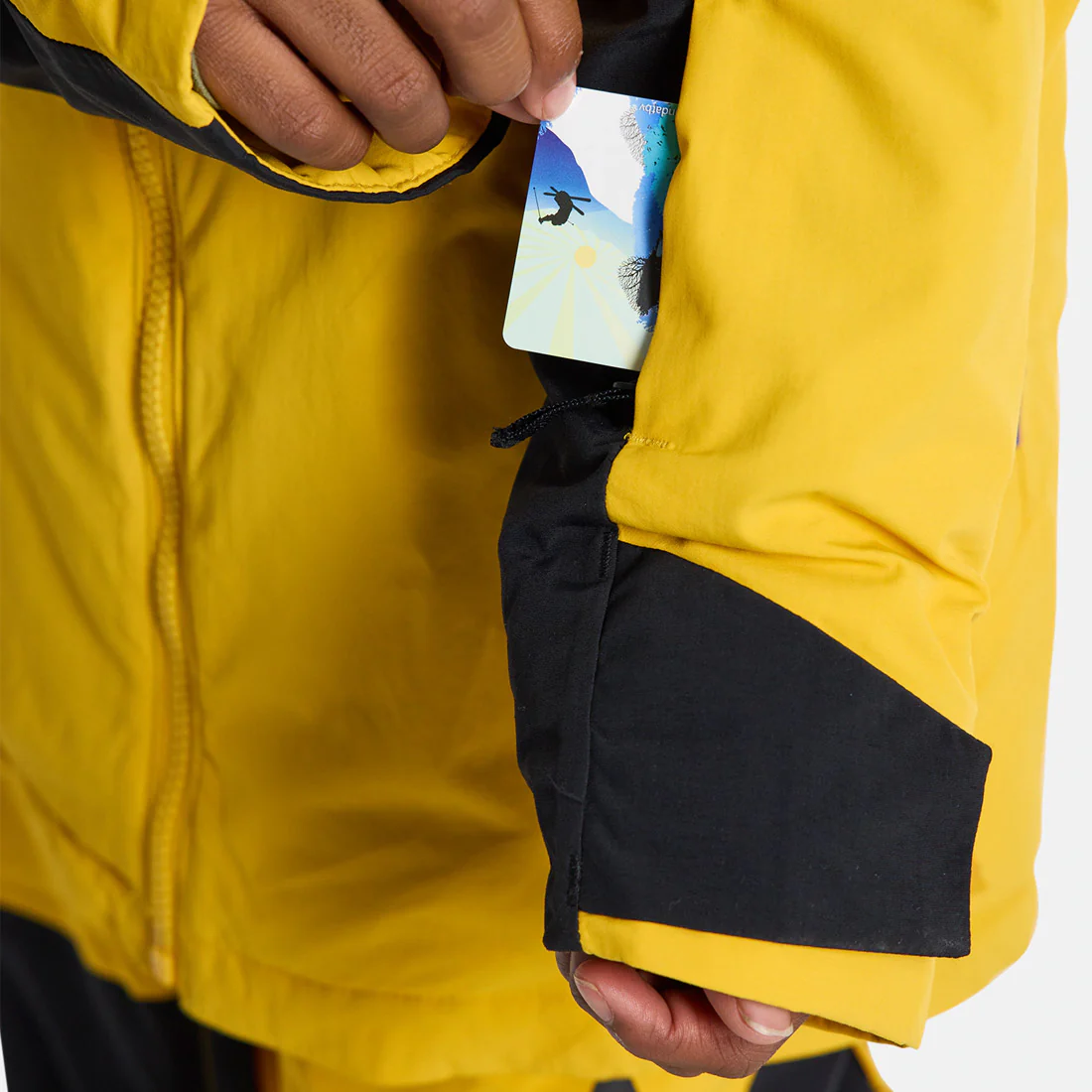 BURTON Kids' Hillslope Jacket 2026 - Goldenrod/True Black - Image 3
