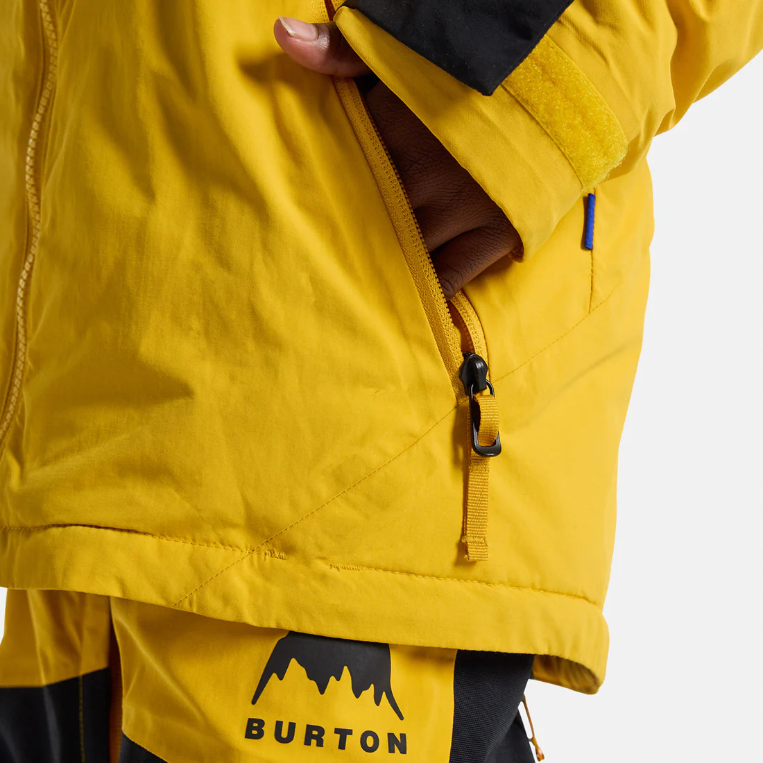 BURTON Kids' Hillslope Jacket 2026 - Goldenrod/True Black - Image 4