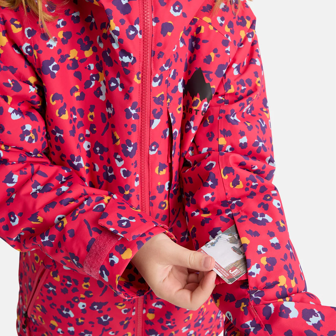 BURTON Kids' Hillslope Jacket 2026 - Wildcat Floral - Image 4