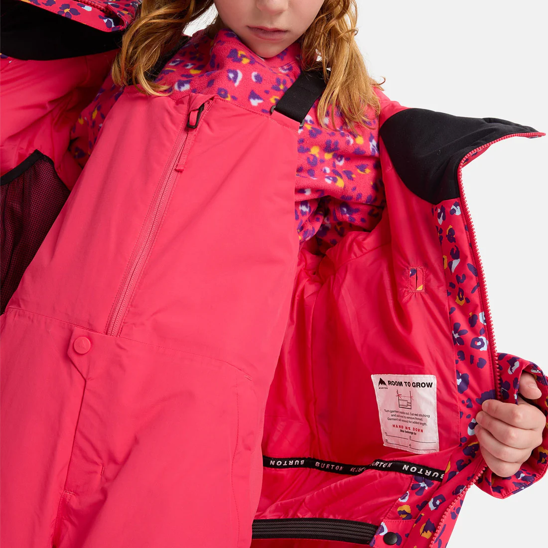 BURTON Kids' Hillslope Jacket 2026 - Wildcat Floral - Image 7