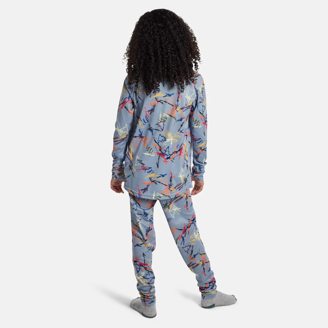 BURTON Kids' Lightweight Fleece Set - Scribble - Image 2