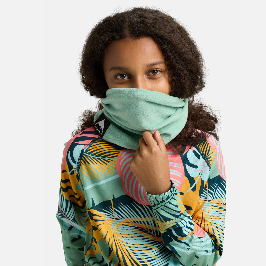 BURTON Kids' Neckwarmer - Soft Sage - Image 2