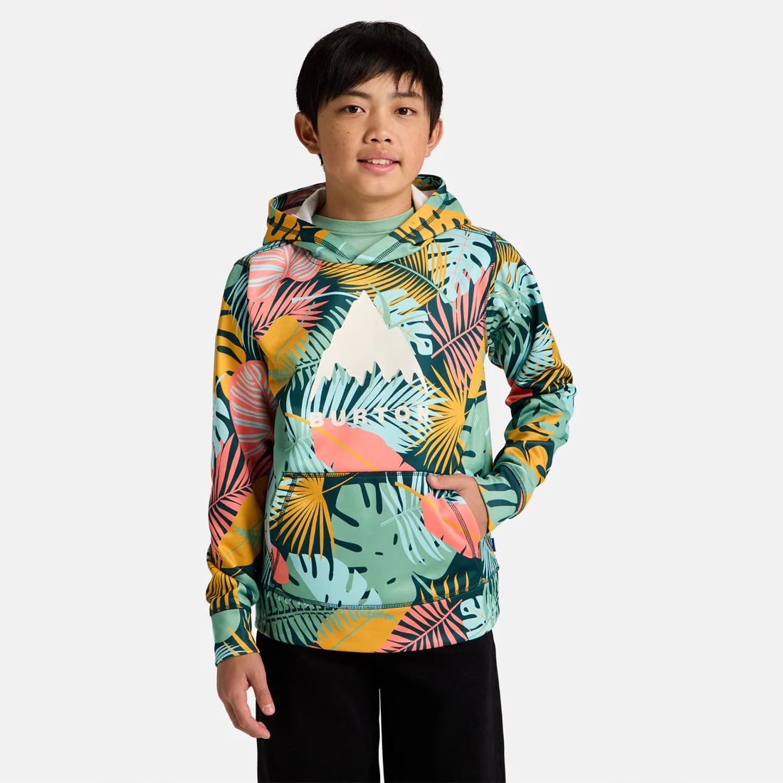 BURTON Kids' Oak Pullover Hood - Oversized Tropical - Image 2