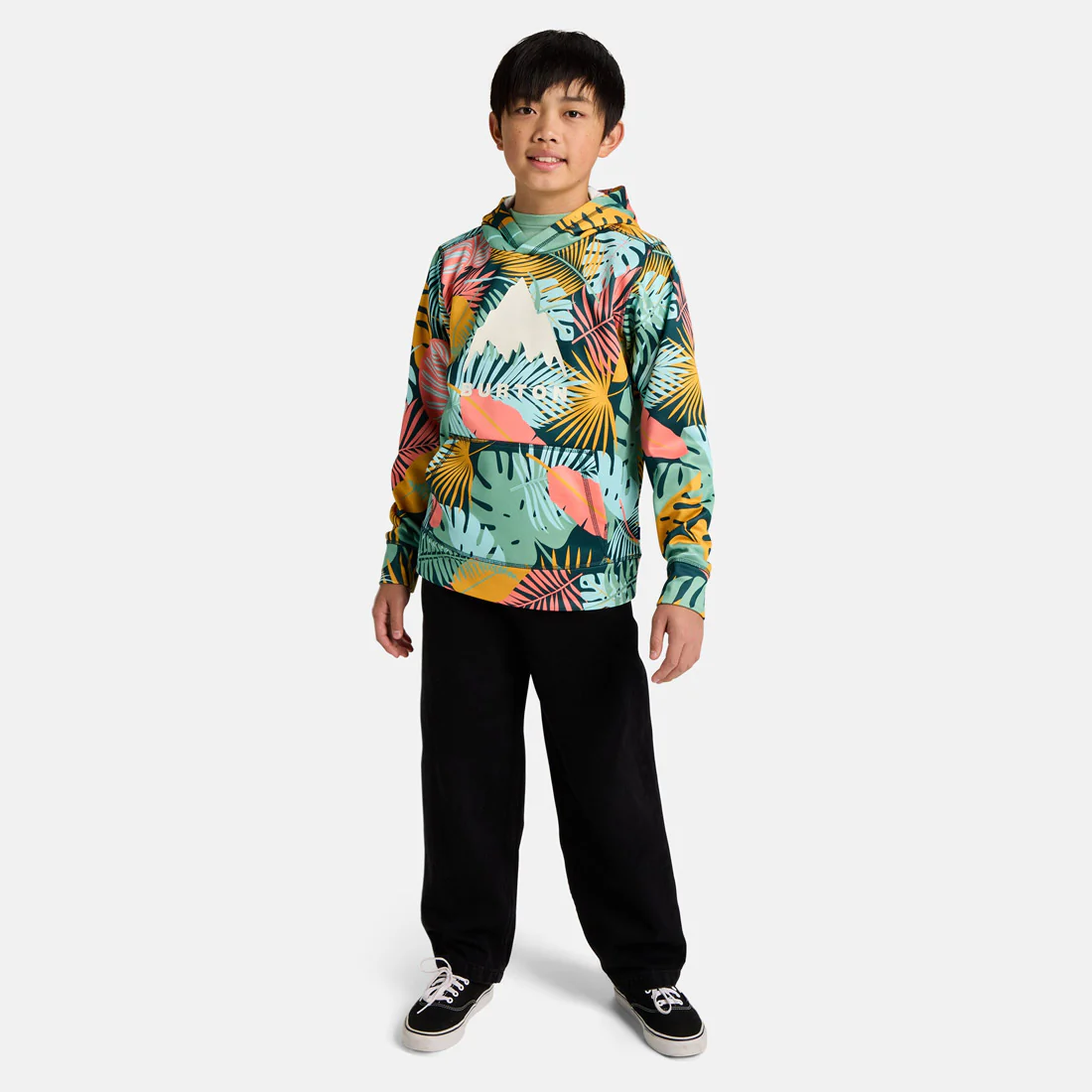BURTON Kids' Oak Pullover Hood - Oversized Tropical - Image 6