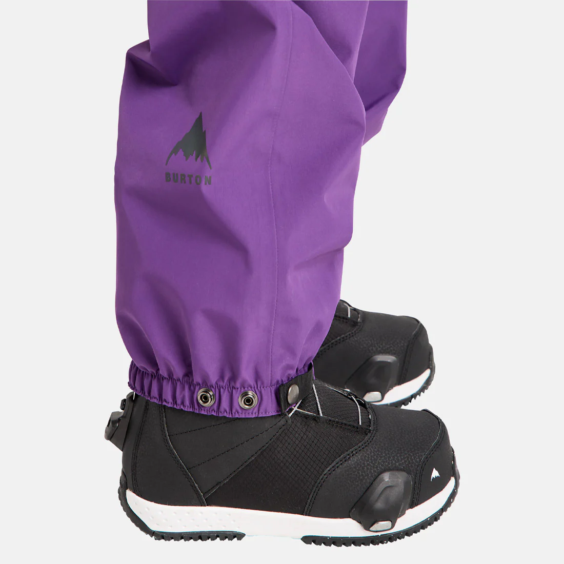 BURTON Kids' Outbeam 3L Bib Pant 2026 - Imperial Purple/True Black - Image 6