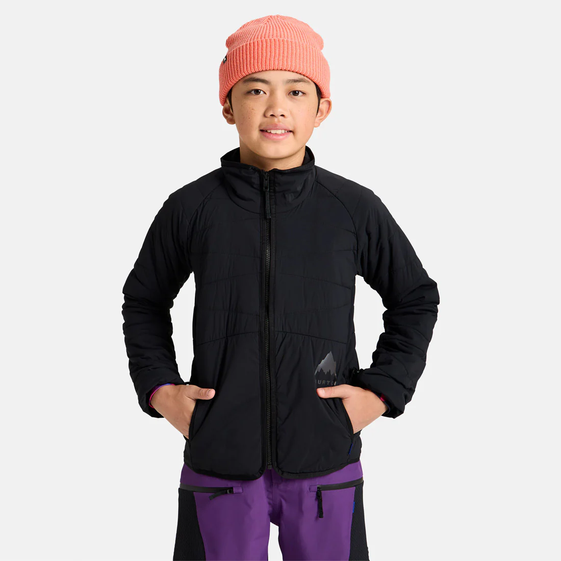 BURTON Kids' Outbeam 3L Jacket System 2026 - Imperial Purple/True Black - Image 4