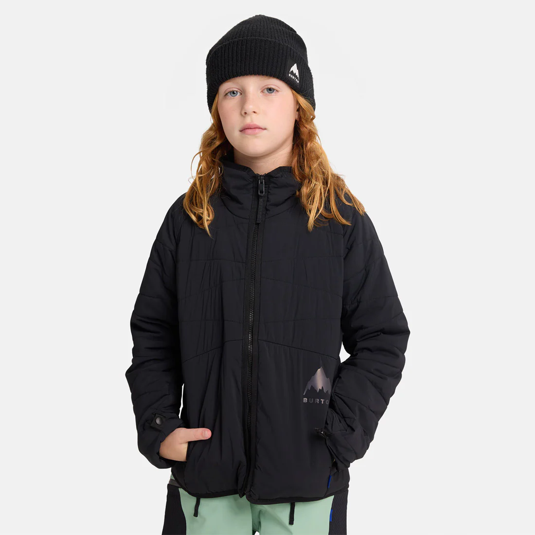 BURTON Kids' Outbeam 3L Jacket System 2026 - Soft Sage/True Black - Image 6