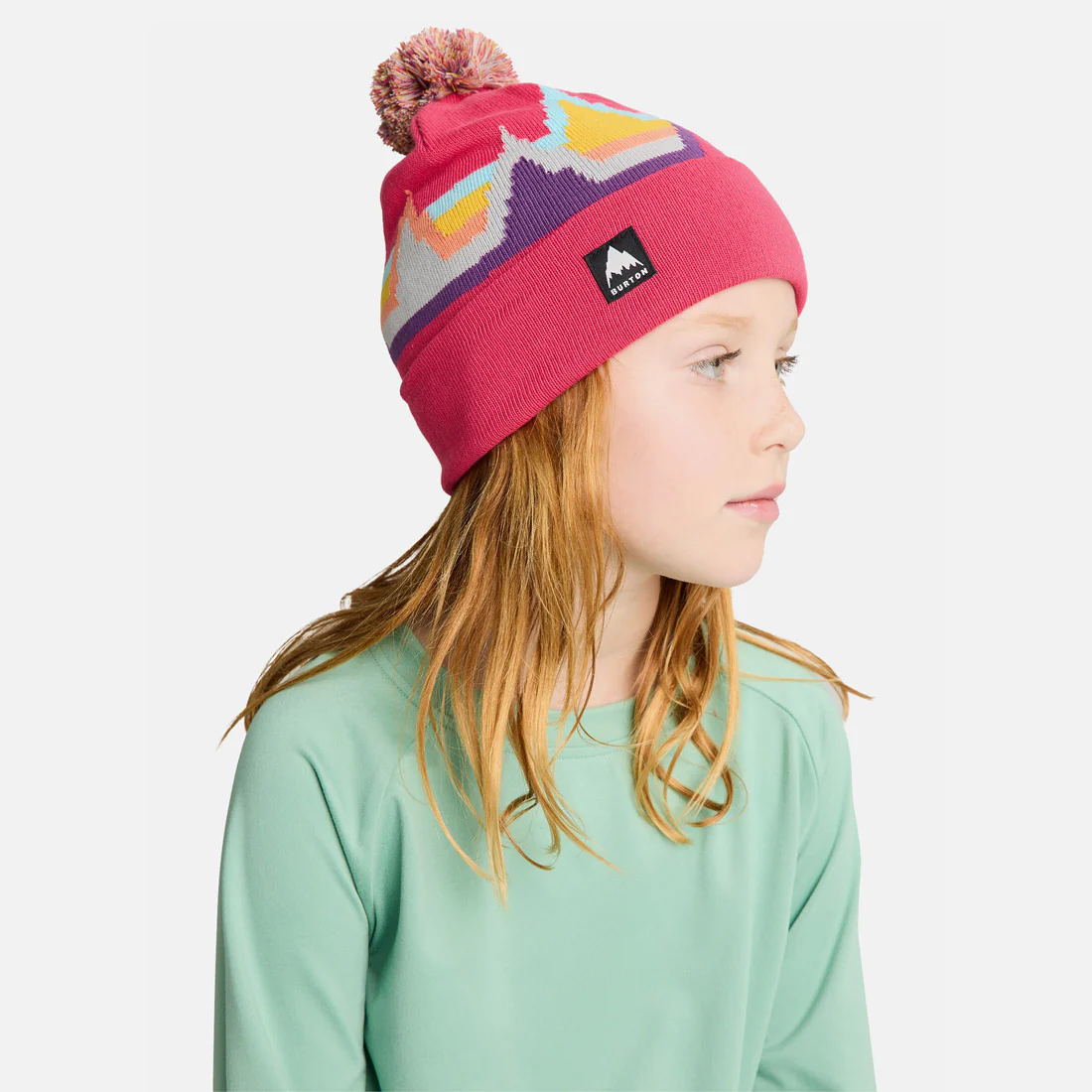 BURTON Kids' Recycled Echo Lake Beanie - Azalea Pink - Image 3