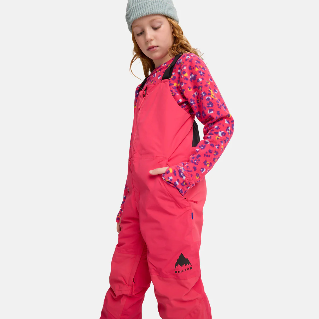 BURTON Kids' Skylar Bib Pant 2026 - Azalea Pink - Image 3