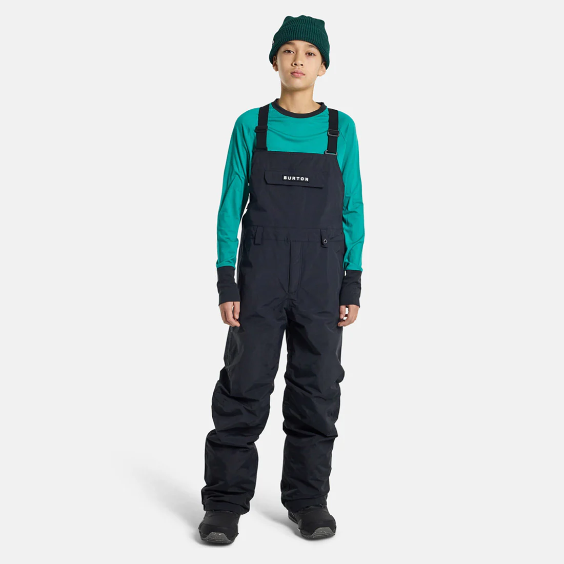 BURTON Kids' Skylar Bib Pant 2026 - True Black - Image 2