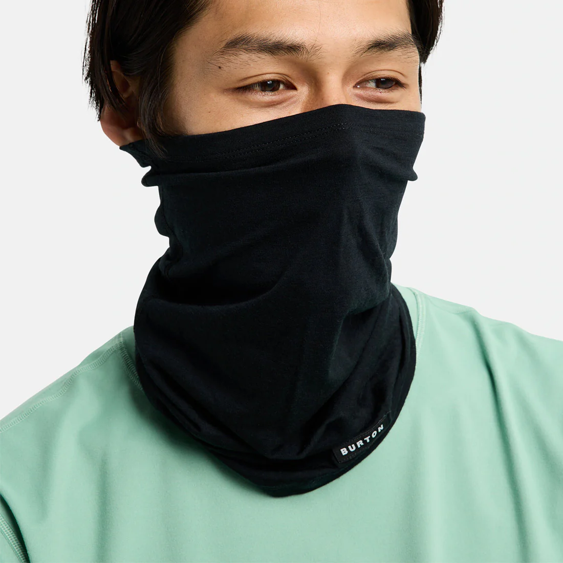 BURTON Merino Wool Neckwarmer - True Black - Image 2