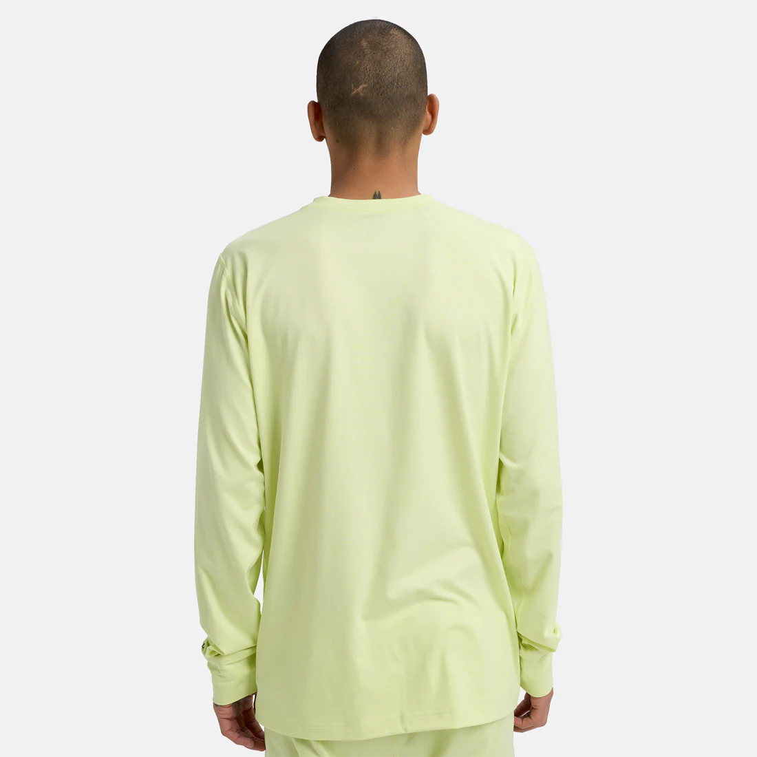 BURTON Midweight Base Layer Crew - Glow Yellow Green - Image 2