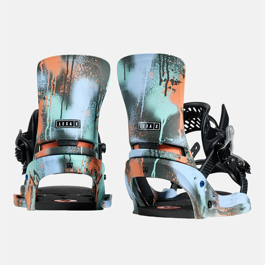 BURTON MINE77 Lexa X EST Bindings - True Black Spray Paint - Image 5