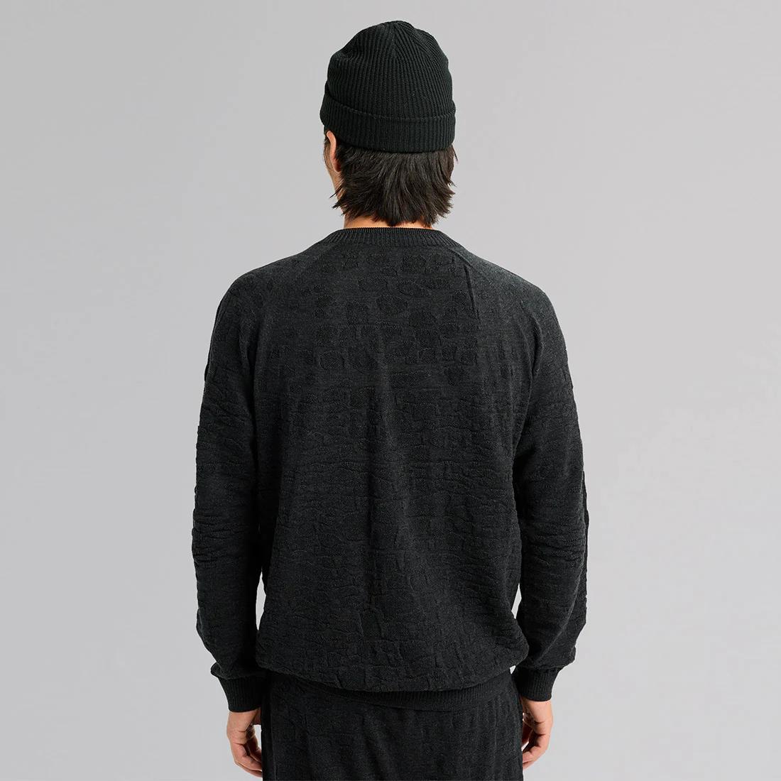 BURTON MINE77 3D Knit Merino Crew - Charcoal - Image 5