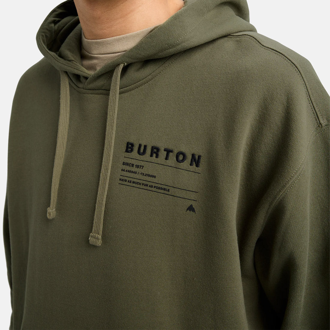 BURTON Moretown Pullover Hood - Forest Moss - Image 3