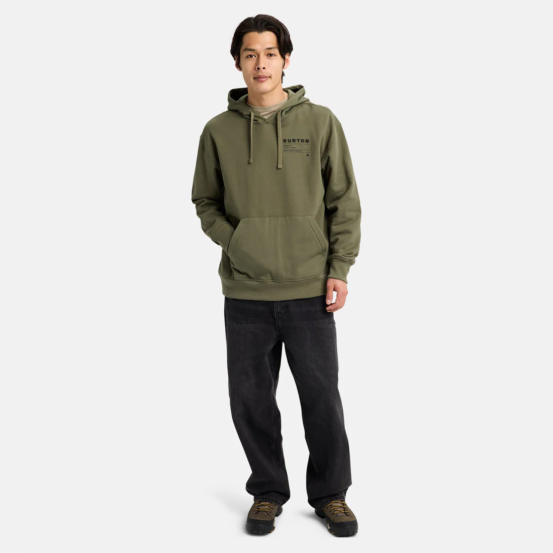 BURTON Moretown Pullover Hood - Forest Moss - Image 4