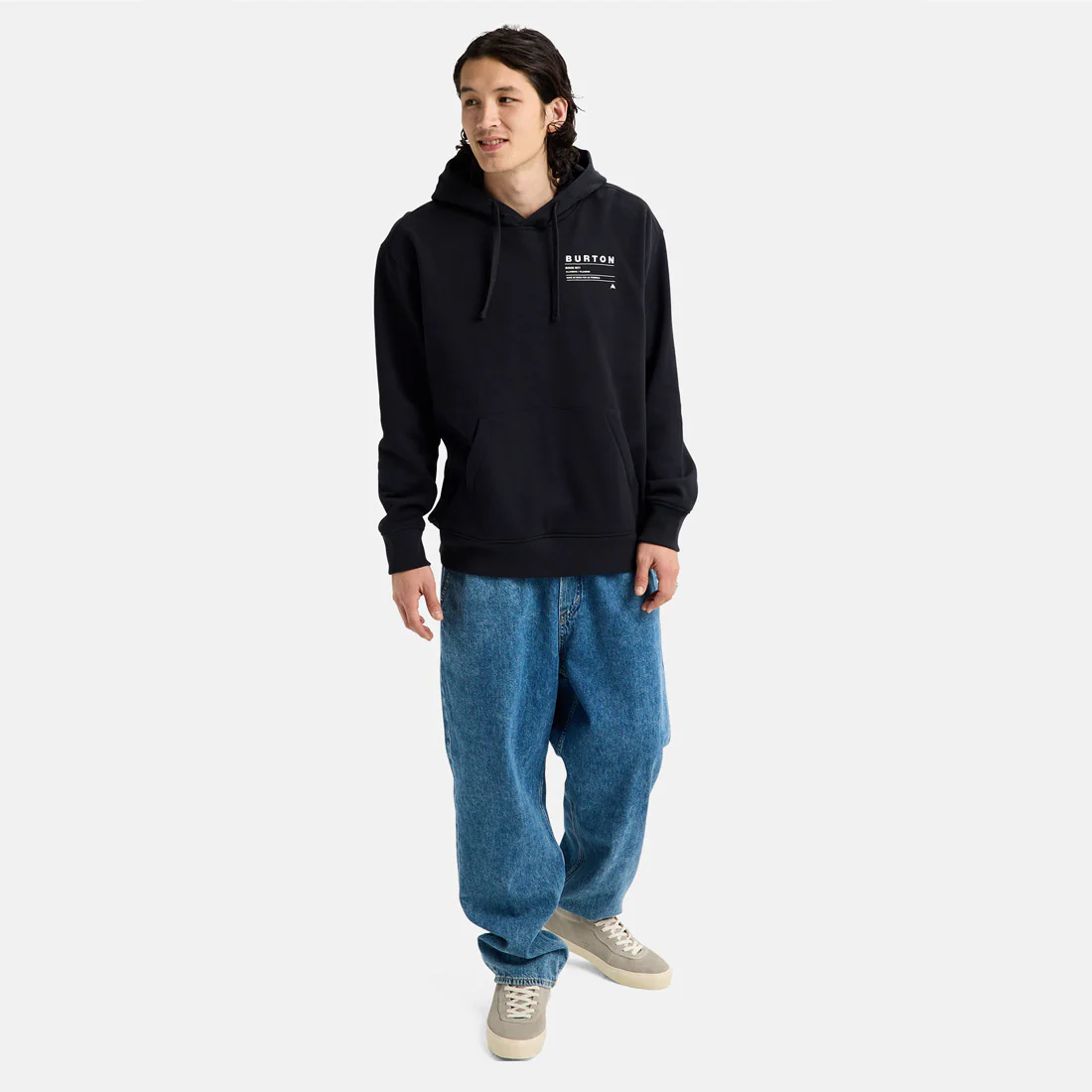 BURTON Moretown Pullover Hood - True Black - Image 4