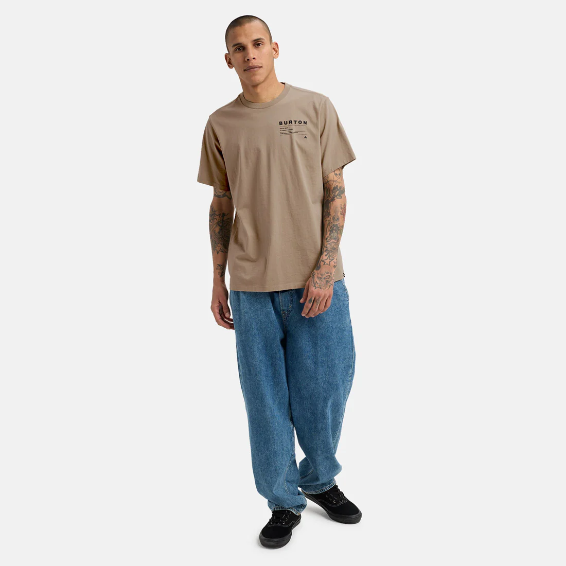 BURTON Moretown Tee - Summit Taupe - Image 5