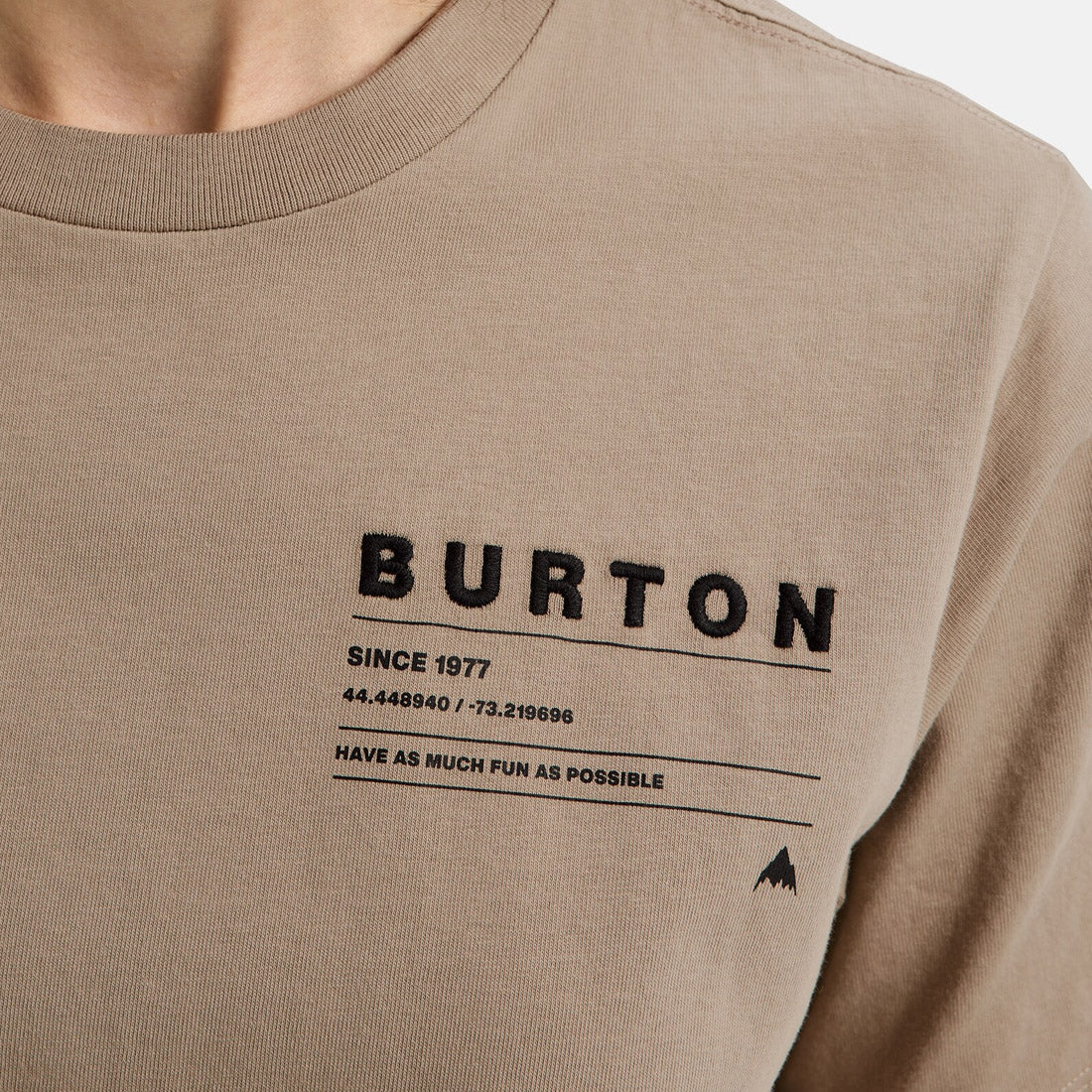 BURTON Moretown Tee - Summit Taupe - Image 7