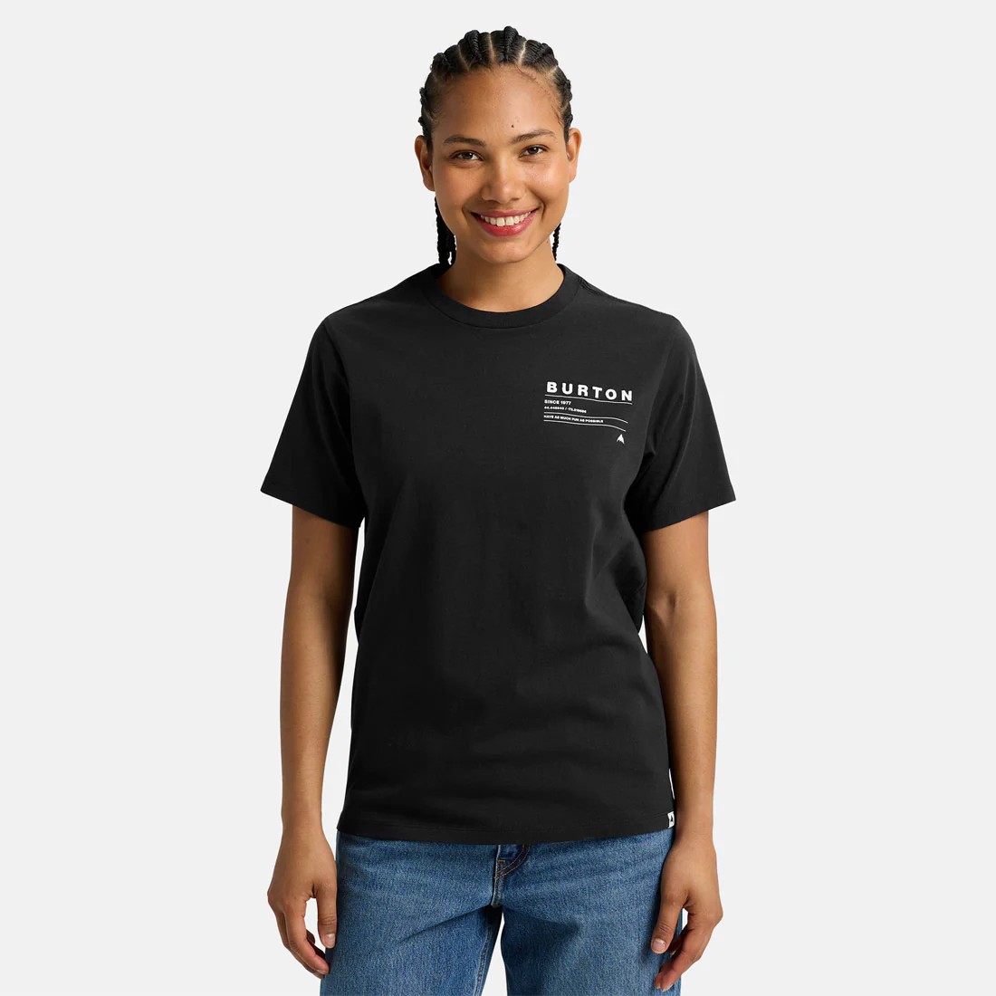 BURTON Moretown Tee - True Black - Image 2