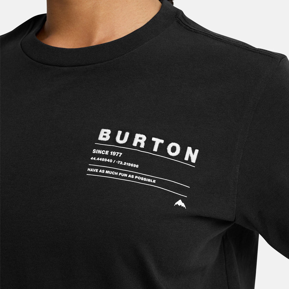 BURTON Moretown Tee - True Black - Image 7