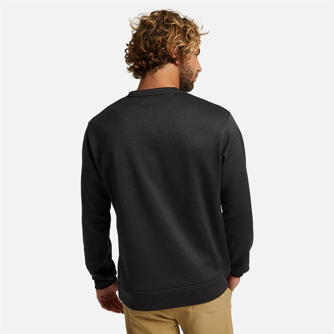 BURTON Oak Crew - True Black Heather - Image 4