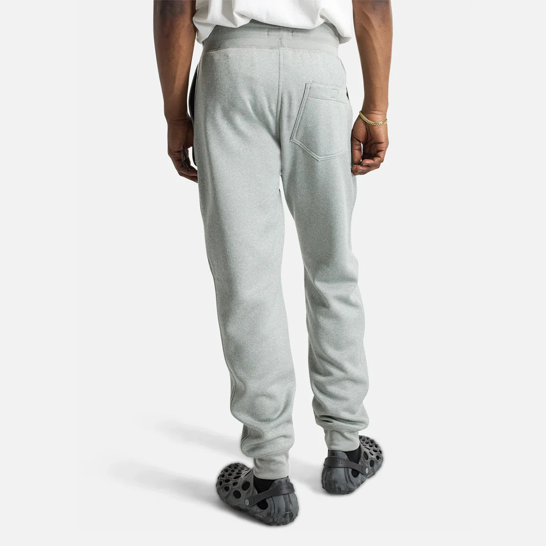 BURTON Oak Fleece Pant - Gray Heather - Image 2
