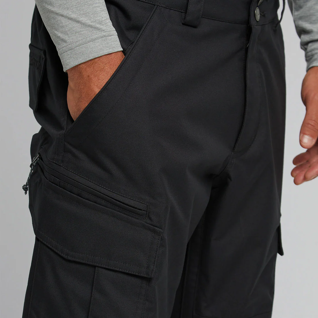 BURTON Relaxed Fit Cargo Pant - True Black - Image 3